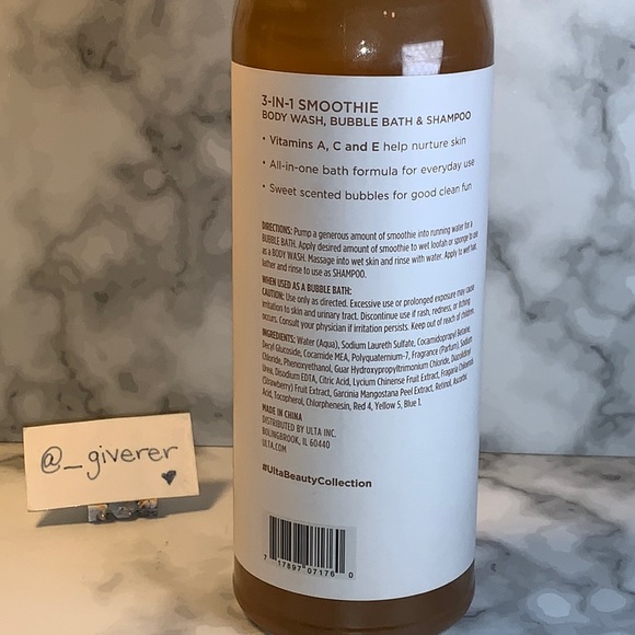 Sweet Pecan Cupcake 14 oz 3-in-1 Beauty Smoothie Ulta - Picture 3 of 9